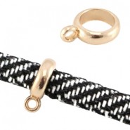 Metal Bail with Loop Ø 7mm Light rosegold